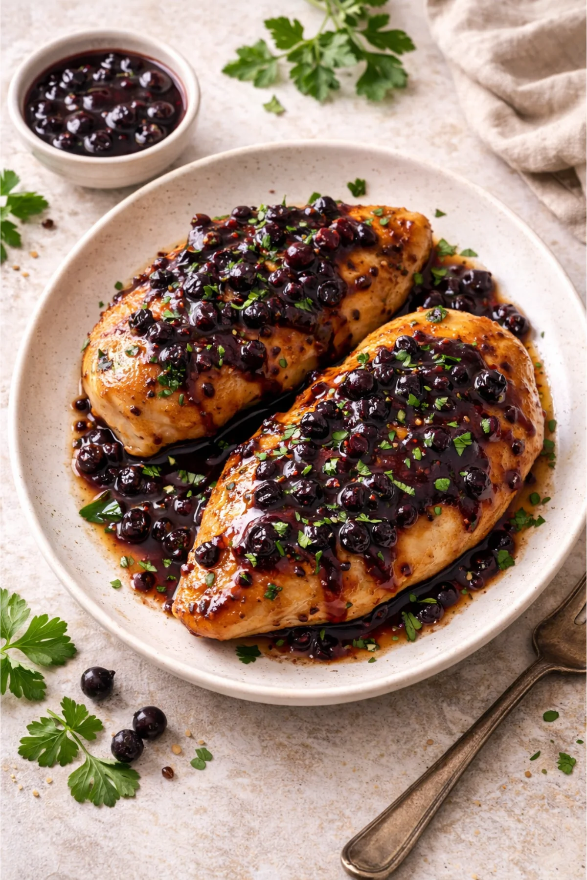 Black Currant Sauce for Chicken