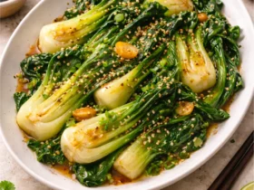 Sautéed Bok Choy with Garlic and Sesame